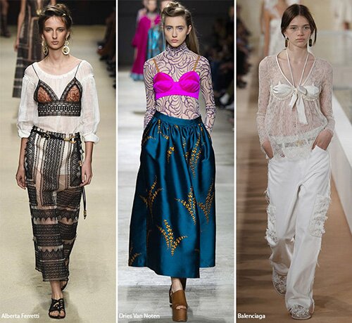 sutiã sobre a blusa