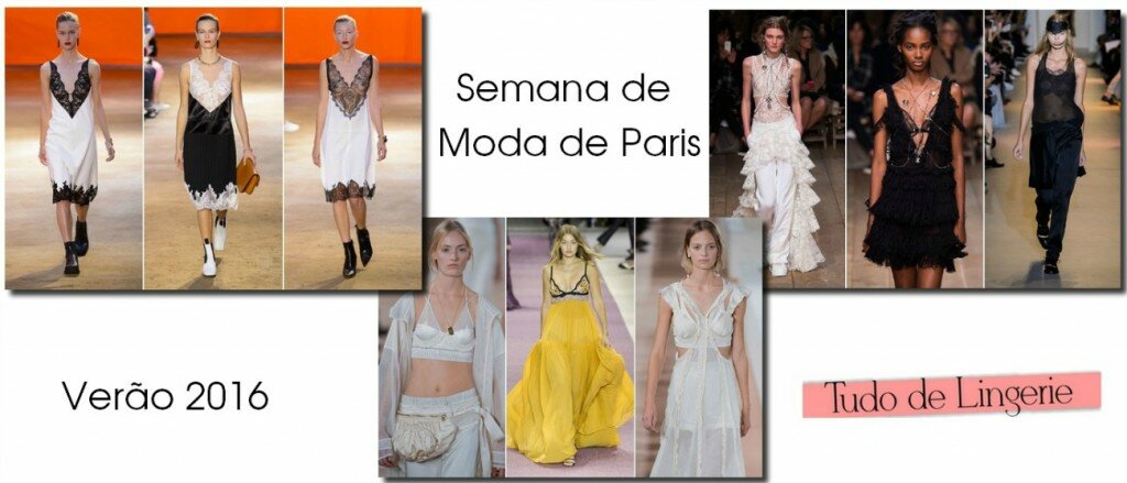 As Lingeries Invadiram as Passarelas de Paris