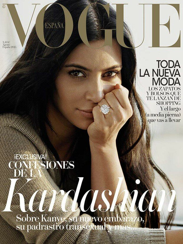 kim kardashian vogue